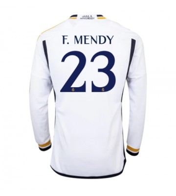 Real Madrid Ferland Mendy #23 Hemmatröja 2023-24 Långärmad